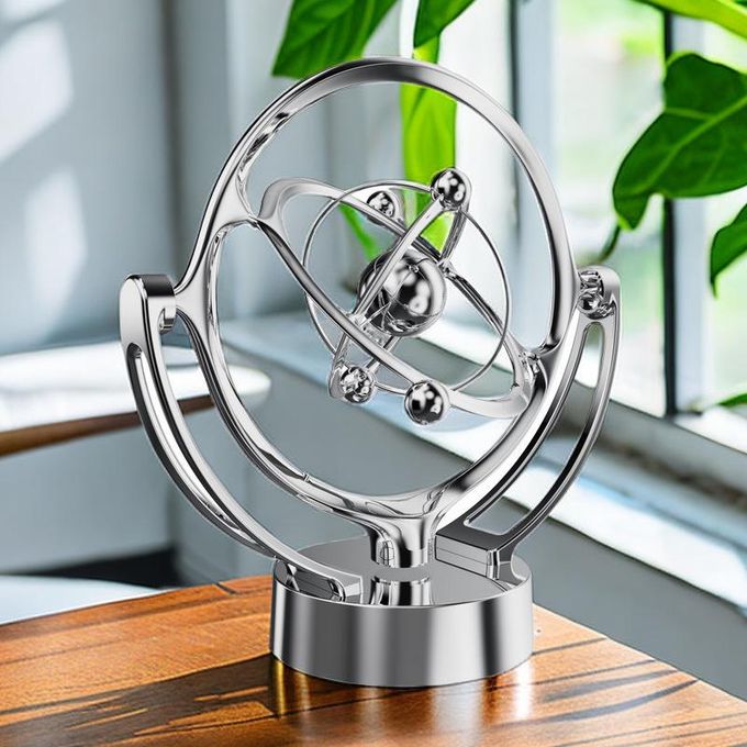 Perpetuum – Jouet De Bureau Mobile Terre – Gadget Physique USB/batterie, Mouvement Perpétuel