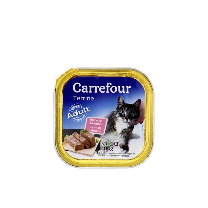 Carrefour Terrine Pour Chats Riche En Saumon 100g Prix Pas Cher Jumia Sn