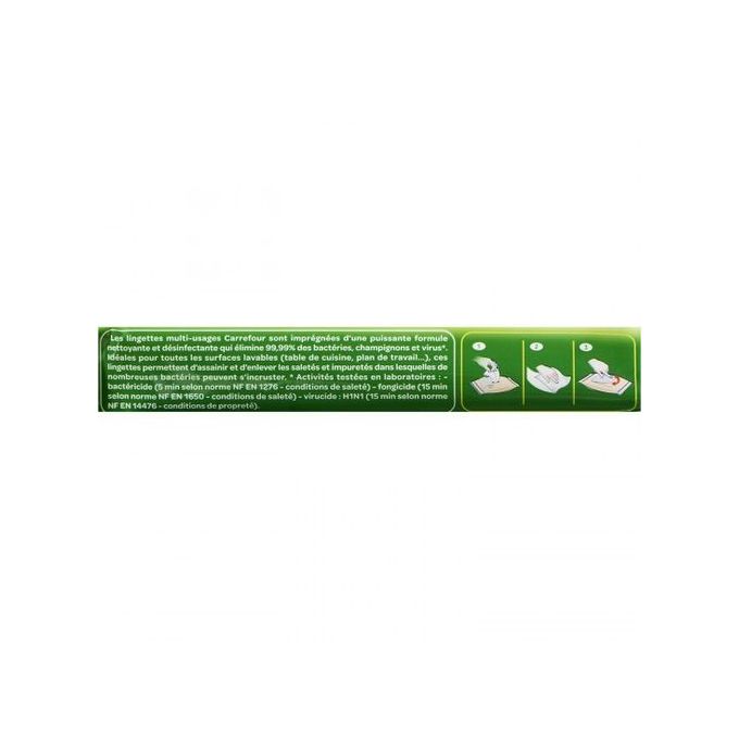 Carrefour 60 Lingettes Desinfectantes Antibacteriennes Vert Prix Pas Cher Jumia Sn