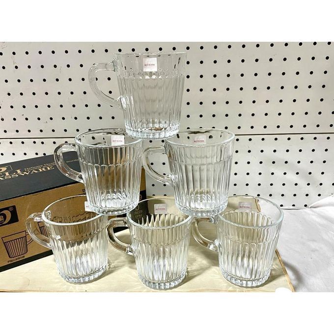 6 Tasses et 6 sous tasses en verre – Verre Transparent - Sables et Reflets  Boutique Verres à Vin, Verres à Cocktails, Verres à Bière