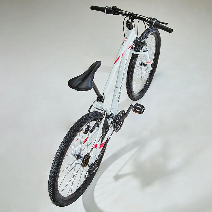 ROCKRIDER V LO VTT ST 100 FEMME BLANC ROSE 27 5