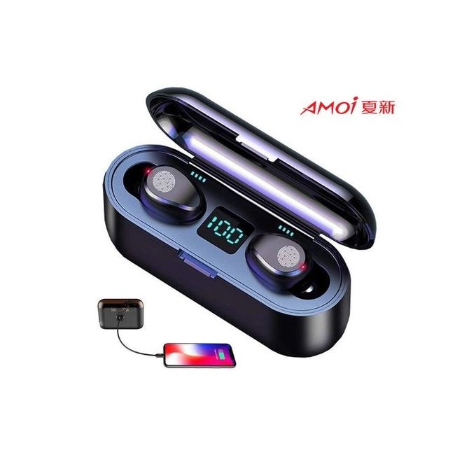 Amoi Écouteur Bluetooth Amoi F9 + Powerbank + Code ...