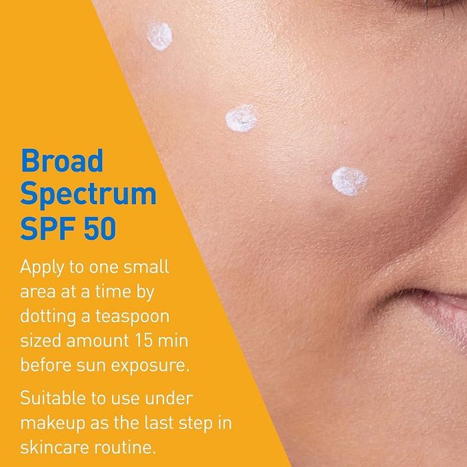 Cerave Écran Solaire Minéral Léger SPF50 / Crème solaire visage à l