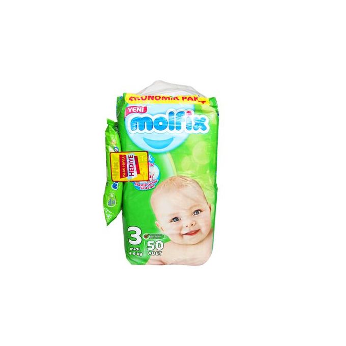 Molfix Couches Bebe Taille 3 Midi 4 A 9 Kg 50 Couches Prix Pas Cher Jumia Sn