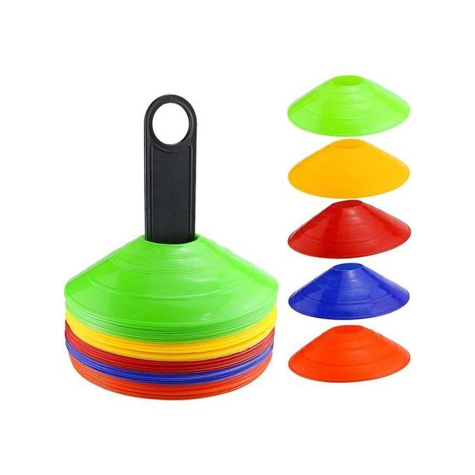 Lot de 15 Chapeaux de marquage, cônes Ronds de 7,5 Pouces, Accessoires d' entraînement pour Les Accessoires d'entraînement Slalom et Les Accessoires d 'entraînement de Football pour Enfants