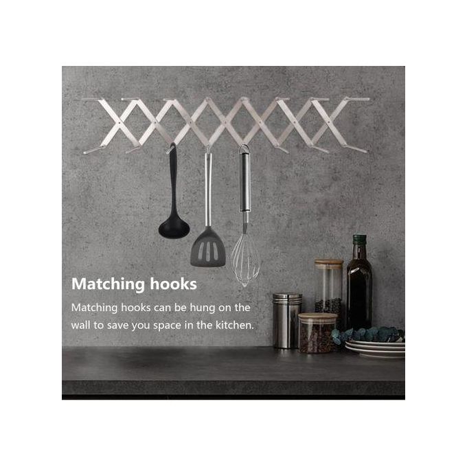Support Mural Pour Couvercles De Casseroles - Organiseur De Cuisine En Inox, Argenté