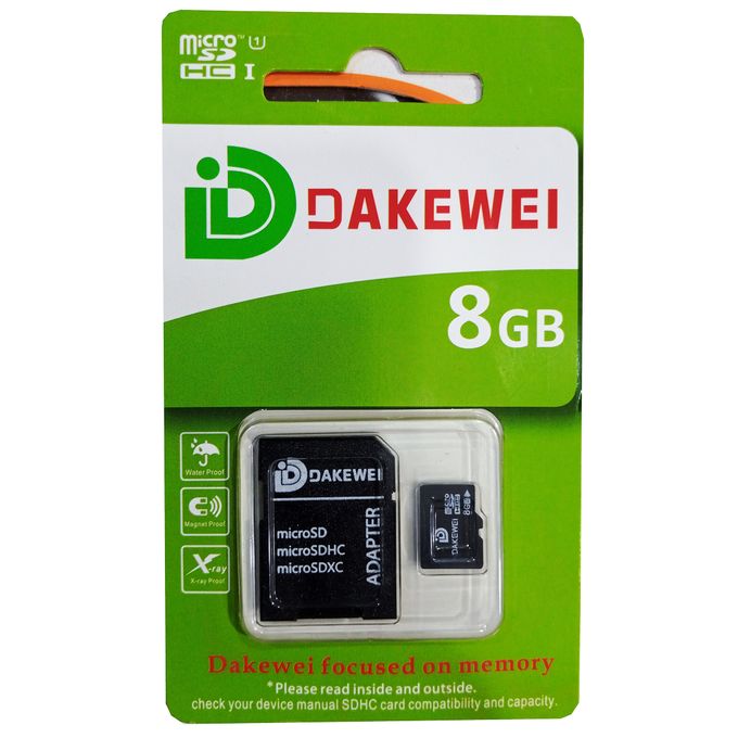 DAKEWEI SN Carte Mémoire Micro SD - 8Go - Prix pas cher