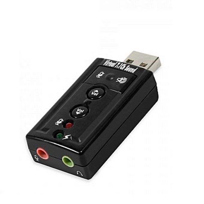 ASHATA Carte Son, DM-HD10 USB 5.1 Adaptateur Audio pour Carte Son Externe  pour Enregistrement karaoké, Carte Son USB Contrôleur Audio USB avec MIC  in