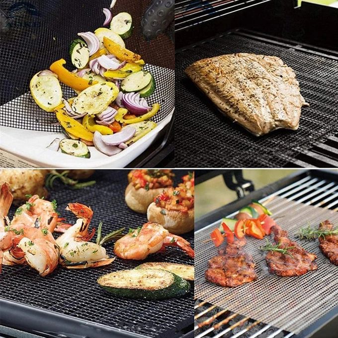 2x Tapis de barbecue anti-adhésive réutilisable en fibre de carbonne Haute  qualité – Tapis cuisson, Accessoire et Ustensile BBQ - Cdiscount Jardin
