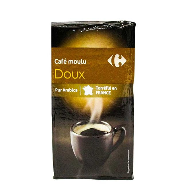 Carrefour Cafe Pur Arabica Moulu Doux 250g Prix Pas Cher