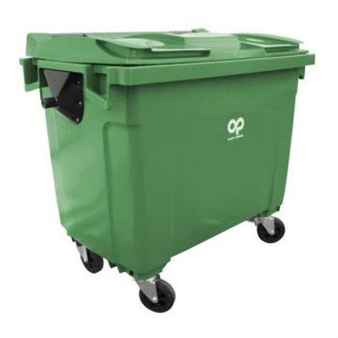 Generic Bac à Ordures - Plastique - 660 Litres - 4 Roues - Vert - Prix ...