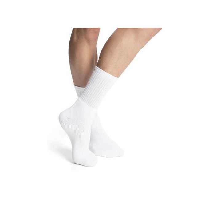 Paire de chaussettes de sport longue blanche 39/42 pour sublimation