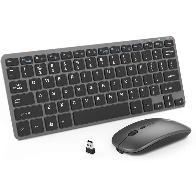 Clavier souris sans fil Noir - avec mini connecteur - YaYi Business