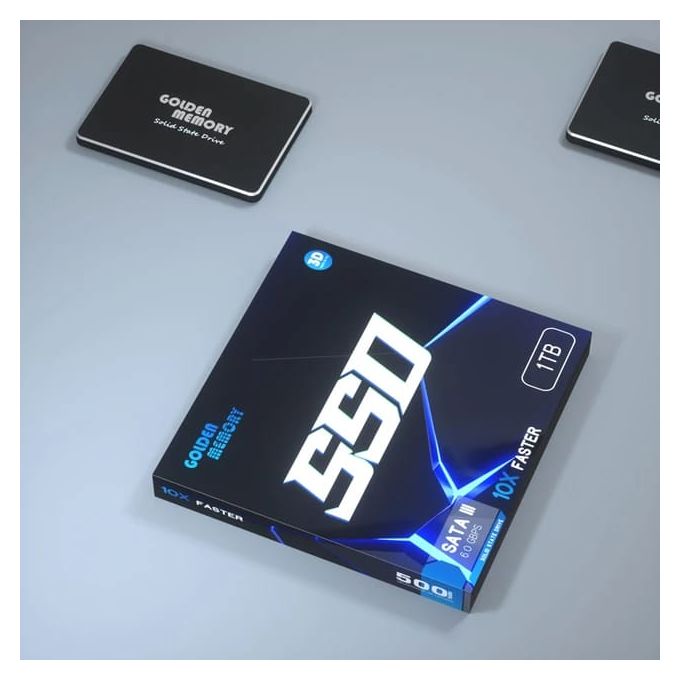 Golden Memory Disque Dur SSD SATA-interne - 512 Go - Prix pas cher