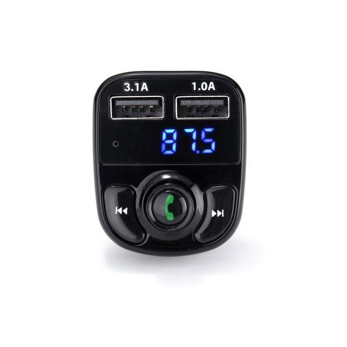 Achetez Voiture Bluetooth 5.0 FM Récepteur Récepteur Bluetooth Audio Player  Car Kit Avec Doubles Ports USB Pour Disk / Téléphone Chargeur de Chine