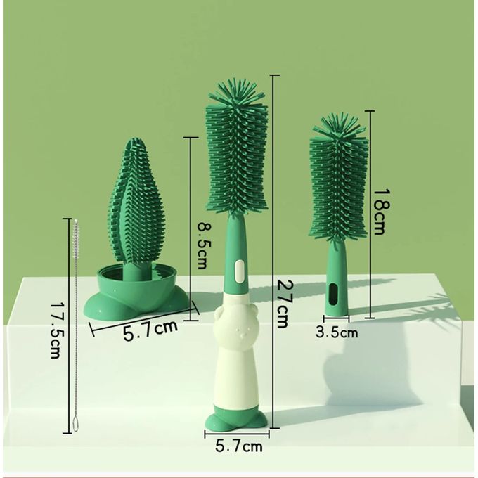 Ensemble De Brosses À Biberon En Silicone À Rayures Brosse À - Temu Canada