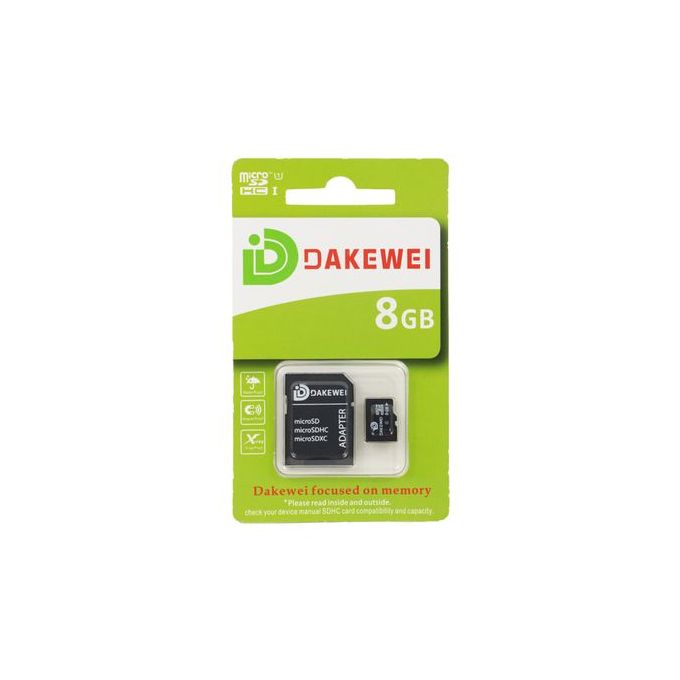 DAKEWEI SN Carte Mémoire Micro SD - 8Go - Prix pas cher
