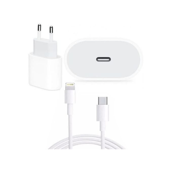 Generic Chargeur COMPLET 20W Ultra Rapide CABLE TYPE C IPHONE - Prix pas  cher