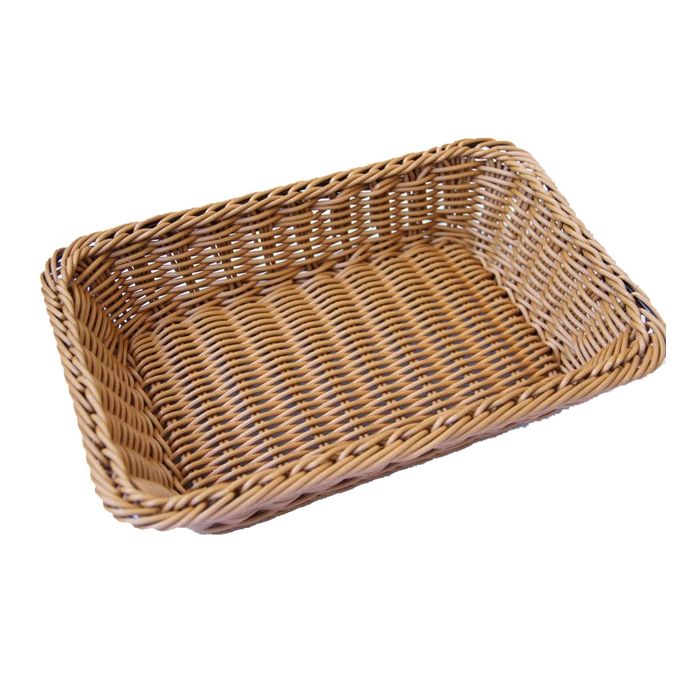 Italy Panier A Pain En Osier 28 X 30 Cm Marron Prix Pas