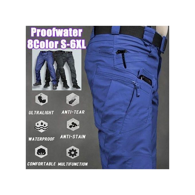 Vêtement Outdoor Pantalon Tactique Homme NAVEKULL - Imperméable - 10 Poches - Pour Randonnée, Travail, Outdoor Pantalon Zaloupa Homme Ultra Resistant