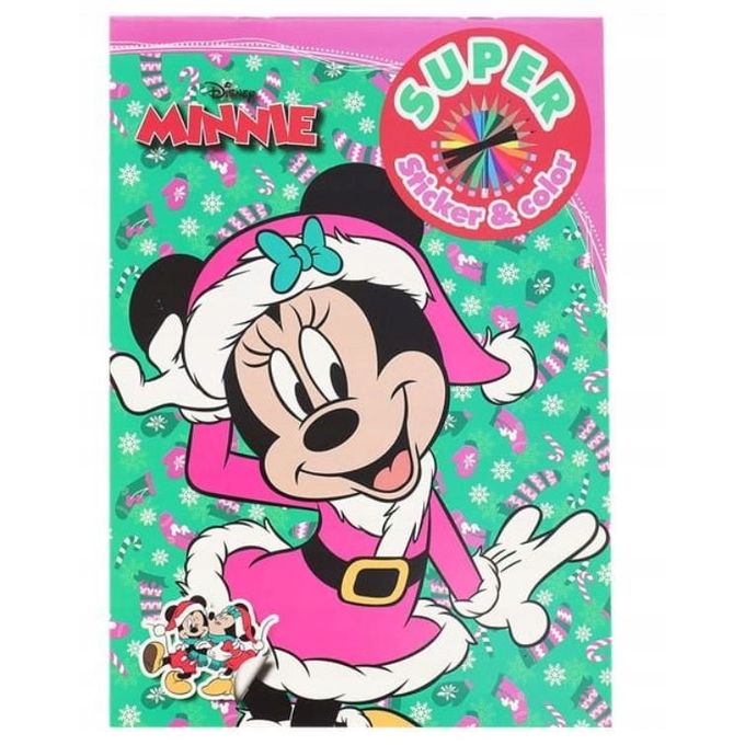 Livret de Coloriage Minnie Disney Stickers et Crayons sur Rapid Cadeau