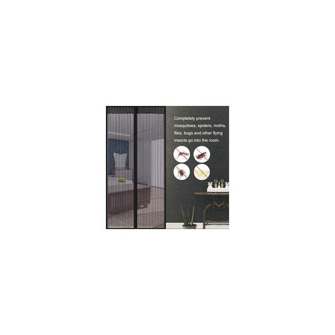 Generic Rideau Magnétique Anti-moustique D'été Fenêtre Moustiquaire Porte  Moustiquaire 110*210cm- Blanc - Prix pas cher