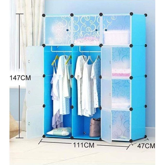 Armoire modulable 12 cubes - Brico Privé