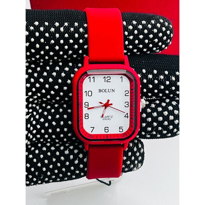 Montre bracelet best sale rouge femme