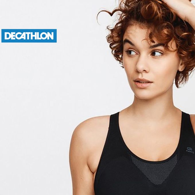 Kalenji BRASSIERE RUNNING BASIQUE NOIR by decathlon - Prix pas cher