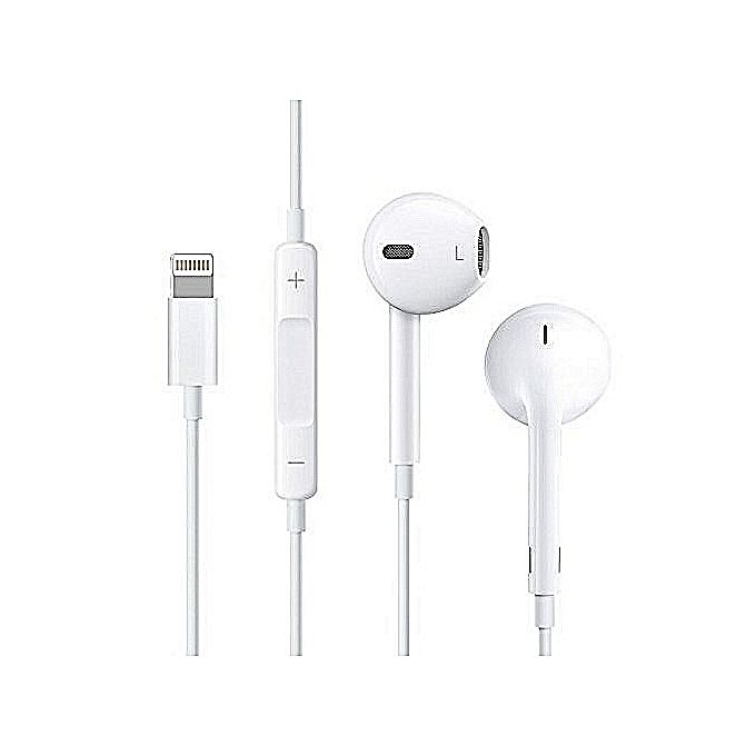 White Label Ecouteur Iphone 7/8 - Blanc - Prix pas cher | Jumia SN