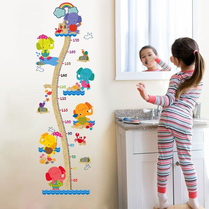 White Label Sticker Autocollant Enfant pour se Mesurer - Multicolore - Prix  pas cher