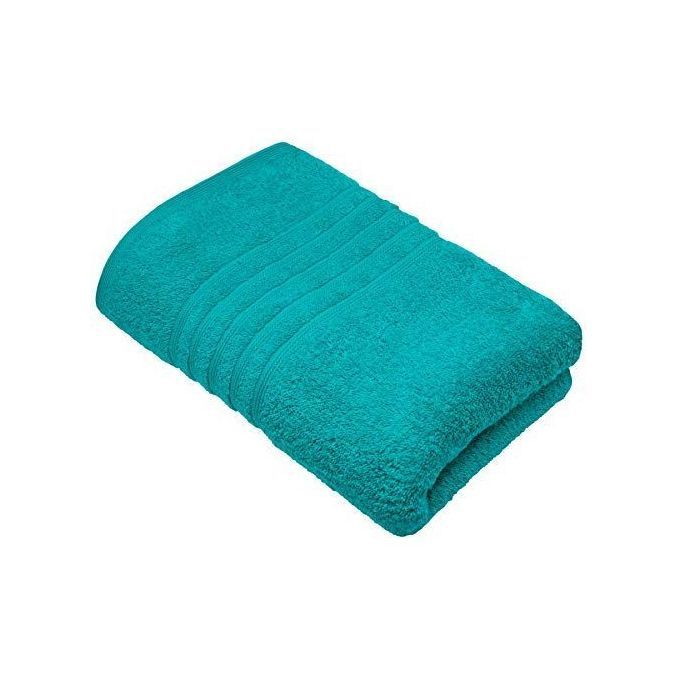 Original Serviette bleu turquoise en coton Longueur doux absorbant