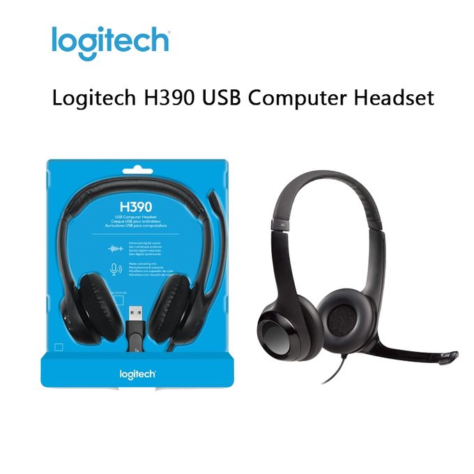 Logitech Casque logitech USB avec microphone H390 – Noir - Prix pas cher