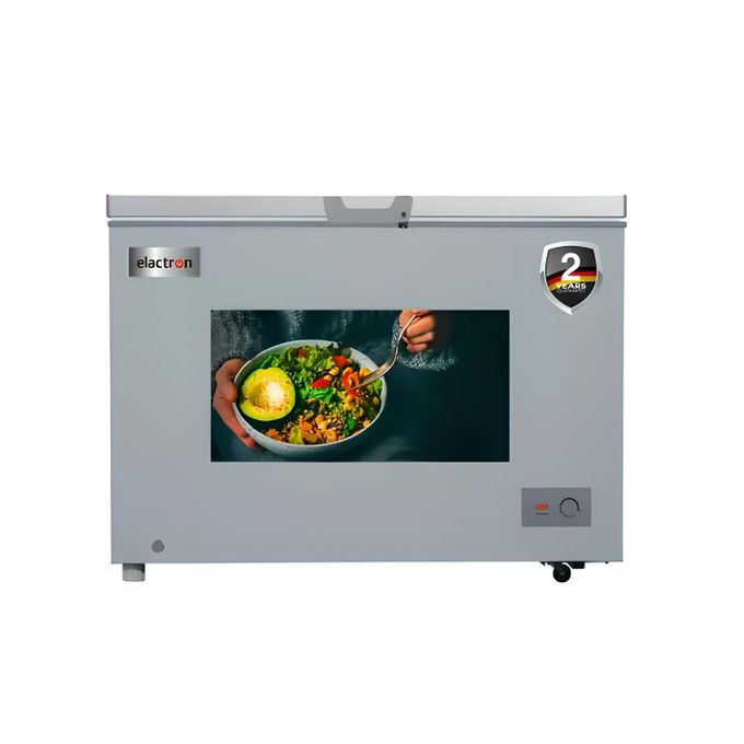 Elactron Congélateur Horizontal - 400 Litres Gris – Modèle EL108CFW – Garantie 12 mois