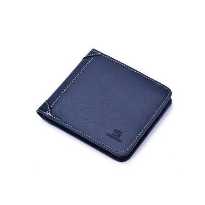 Generic Men&#39;s New Simplicity Retro Trifold Large-capacity Soft Leather Wallet-Blue - Prix pas ...