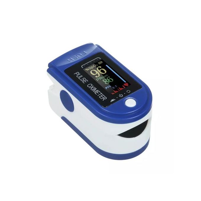 Oxymètre à pince pour doigt - Bleu et blanc - Cdiscount Electroménager