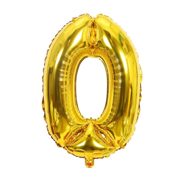 Generic Ballon Chiffre 0 Dore 32cm Prix Pas Cher Jumia Sn