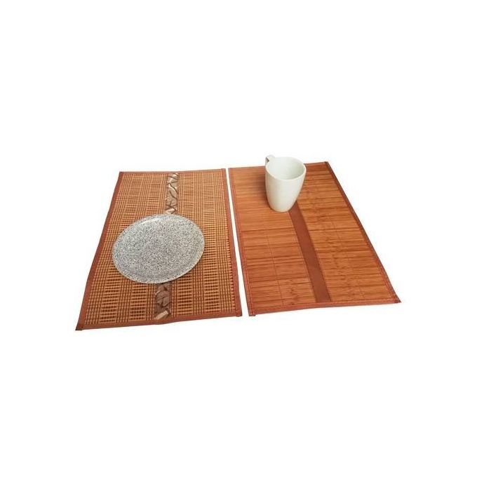 Generic Set de  2 Nappes  de  Table en Bambou  Prix pas cher 