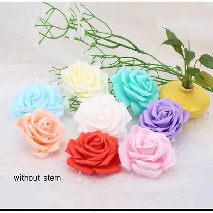 Generic 50 pièces Double couleur Mini Rose décoration mariage fête  fournitures à prix pas cher