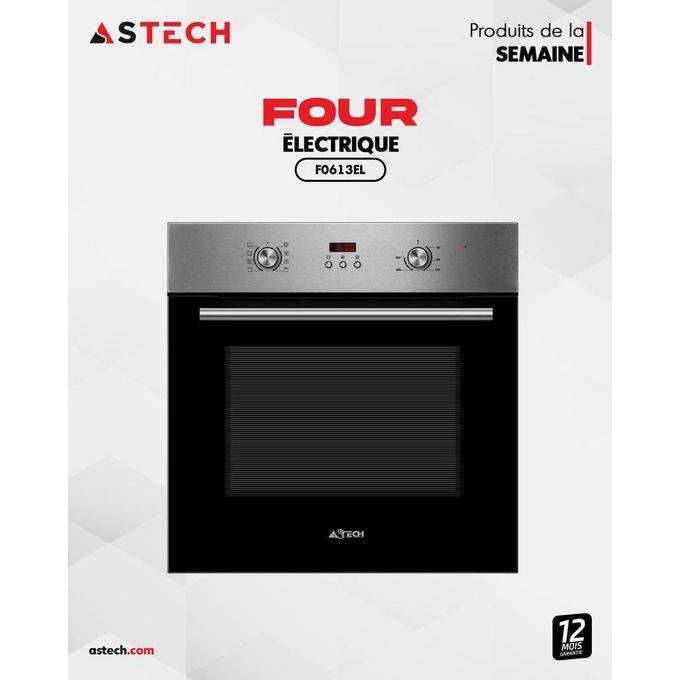 Astech Four encastrable Electrique FO613EL-60N0G-MA 61L - Garantie 12 mois - Image 1