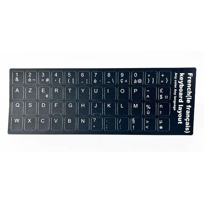 Generic autocollants pour clavier d’ordinateur français
