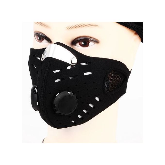 Generic Masque Moto anti-poussière - cagoule - Noir - Prix pas cher