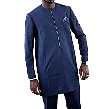 Mode Tenue Africaine Homme Chemise Boubou Wax Homme